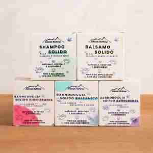 Kit sapone solido naturale per doccia